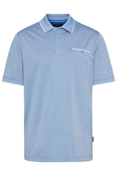 Bugatti Herren Poloshirt met contrasterende strepen - Image 3
