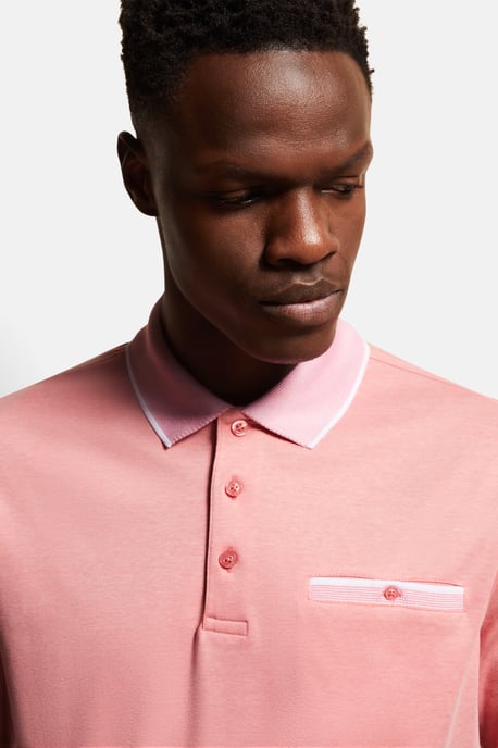 Bugatti Herren Poloshirt met contrasterende strepen - Image 4