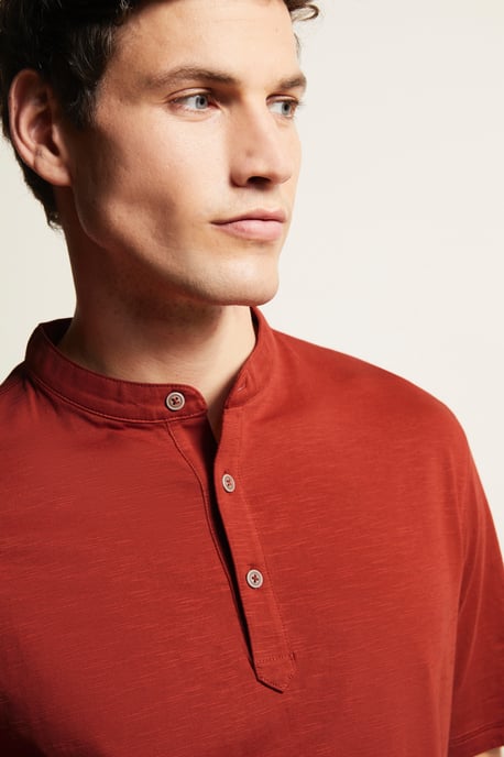 Bugatti Herren Poloshirt met opstaande kraag - Image 4