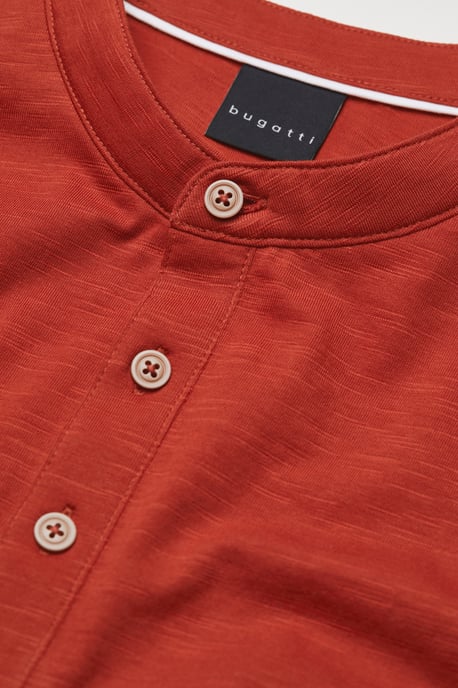 Bugatti Herren Poloshirt met opstaande kraag - Image 5