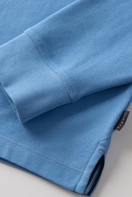 Bugatti Herren Polo met lange mouwen van puur katoen - Image 5