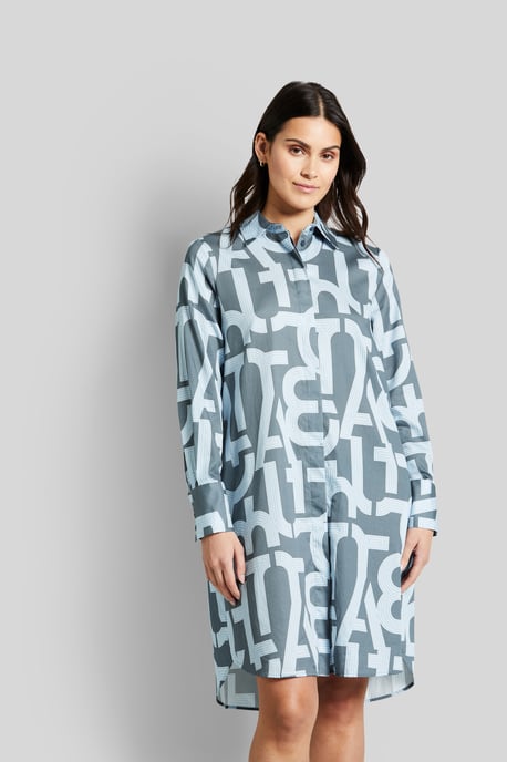 Bugatti Damen Overhemdjurk met letterprint - Image 1