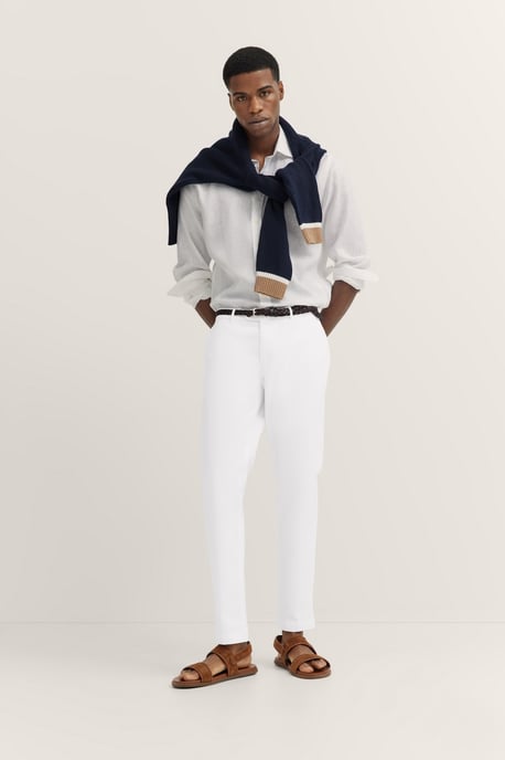 Bugatti Herren Chino met praktische riemlussen - Image 4