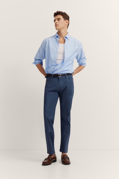 Bugatti Herren 5-pocket broek met stretchfunctie - Image 4