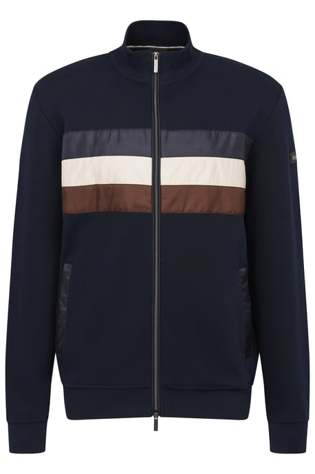 Bugatti Herren Sweatjack met rits en opstaande kraag - Image 3