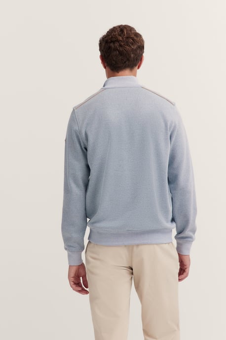 Bugatti Herren Sweatshirt Troyer met opstaande kraag & ritssluiting - Image 2