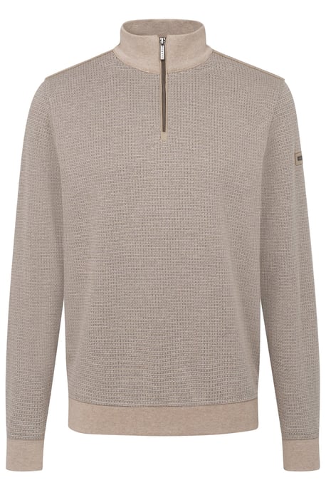 Bugatti Herren Sweatshirt Troyer met opstaande kraag & ritssluiting - Image 3