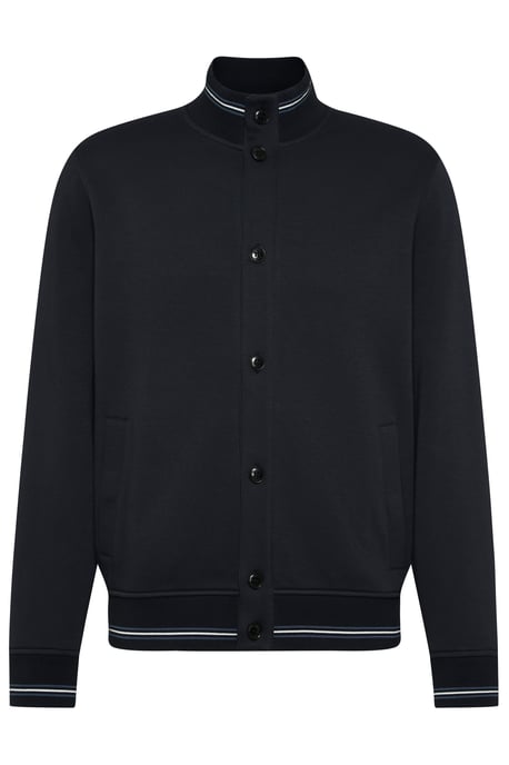 Bugatti Herren Sweater met college kraag - Image 3