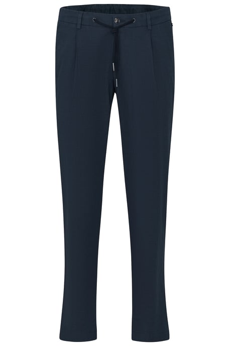 Bugatti Herren Geplooide broek met katoen-linnenmix - Image 3