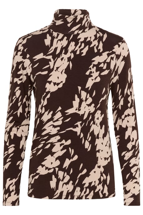 T-shirt met lange mouwen SLHanadi Regular fit brown - Image 4