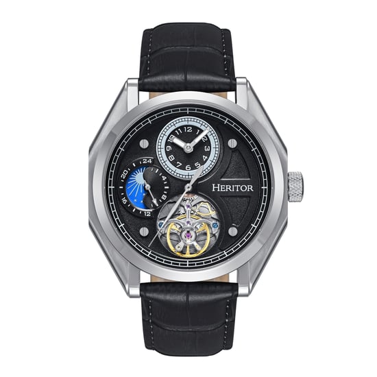 Heritor Automatic Antoni Horloge met Leren Band - Image 1