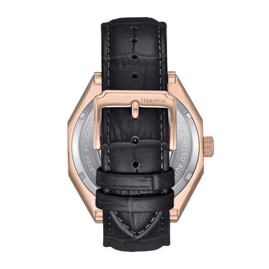 Heritor Automatic Antoni Horloge met Leren Band - Image 2
