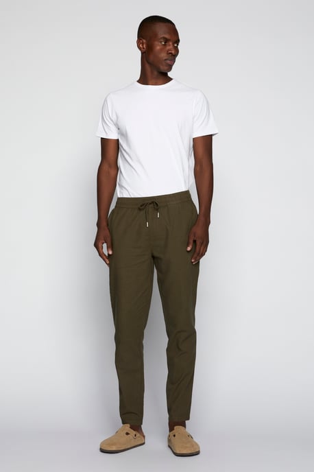 Casual broek MAbarton Regular fit olive - Image 1