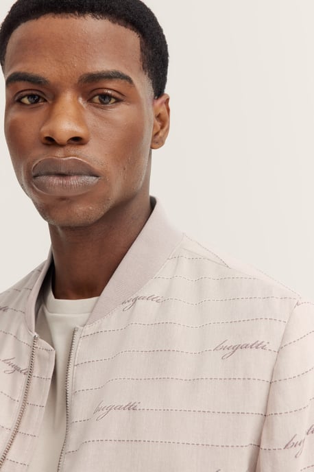 Bugatti Herren Blouson met collage kraag - Image 5