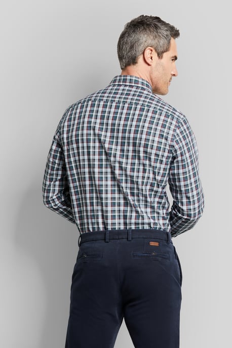 Bugatti Herren Geruit overhemd met button-down kraag - Image 2