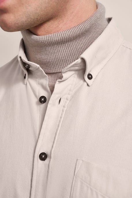 Bugatti Herren Shirt in modern fijn ribfluweel - Image 5