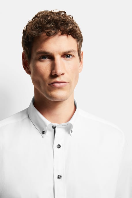 Bugatti Herren Katoenen overhemd met button-down kraag - Image 4
