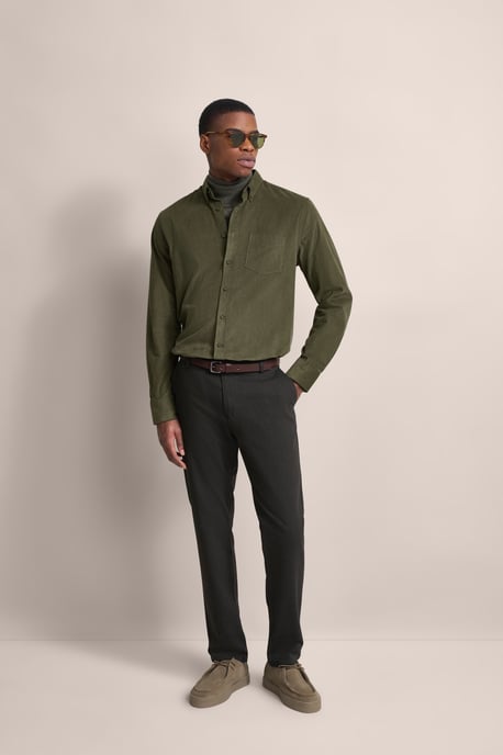Bugatti Herren Shirt in modern fijn ribfluweel - Image 4