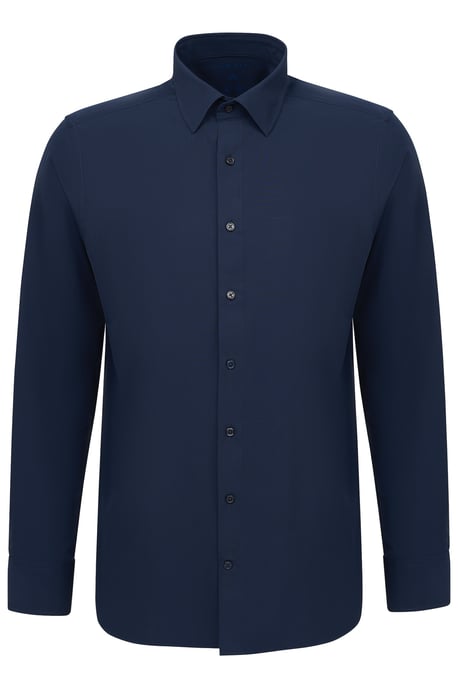 Bugatti Herren Jersey shirt met Kent kraag - Image 3
