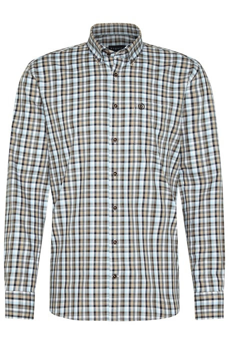 Bugatti Herren Geruit overhemd met button-down kraag - Image 3