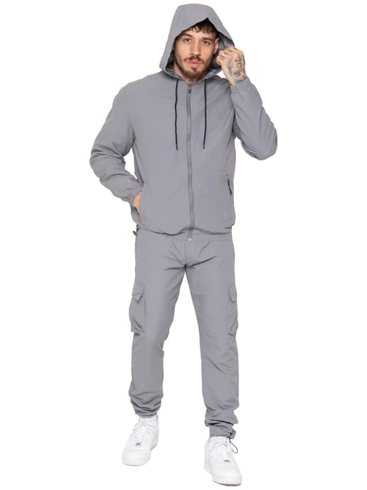 Enzo Milano Heren Windjack en Cargo Broek Set - Image 2