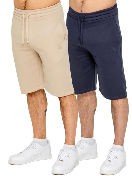 Kruze Heren Fleece Korte Broek 2 Pack - Image 1
