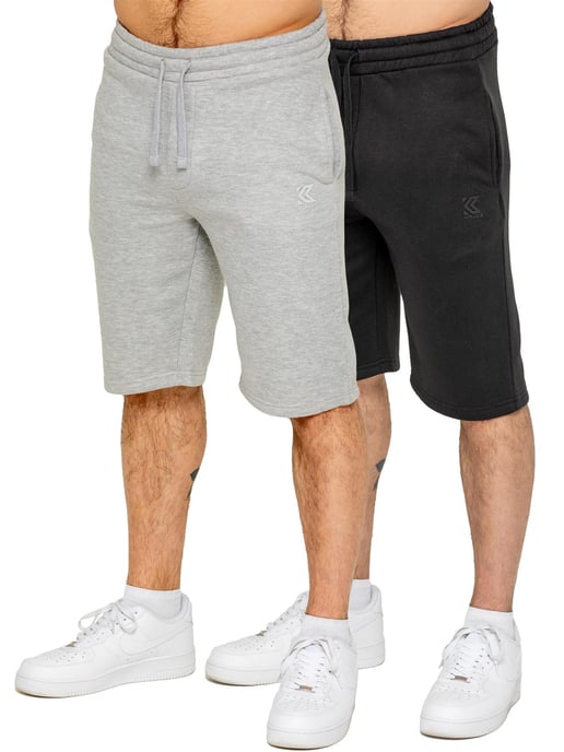 Kruze Heren Fleece Korte Broek 2 Pak - Image 1