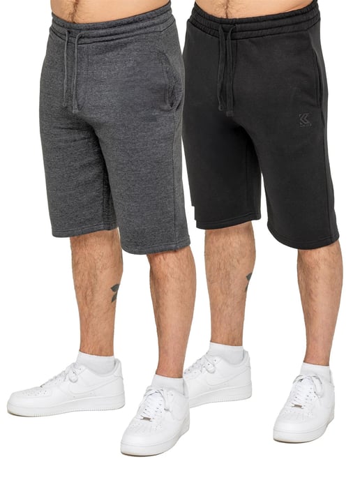 Kruze Heren Fleece Korte Broek 2 Pak - Image 1