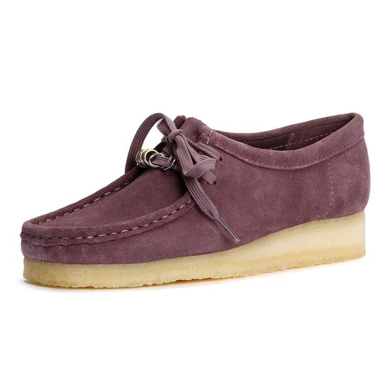 Clarks Originals Wallabee Suede Damesschoenen Paars - Image 3