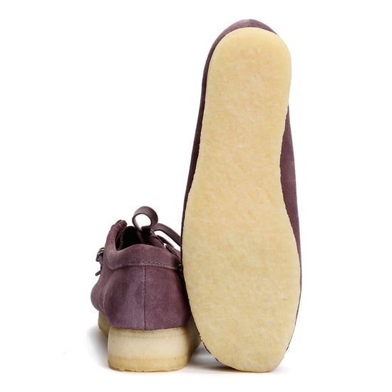 Clarks Originals Wallabee Suede Damesschoenen Paars - Image 4