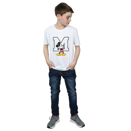 Disney Jongens Mickey Mouse Classic M T-Shirt (Wit) - Image 4