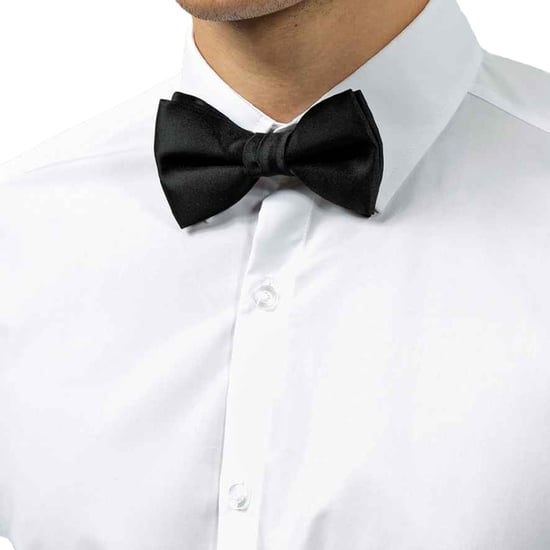 Premier Effen Polyester Strik (Zwart) - Image 2