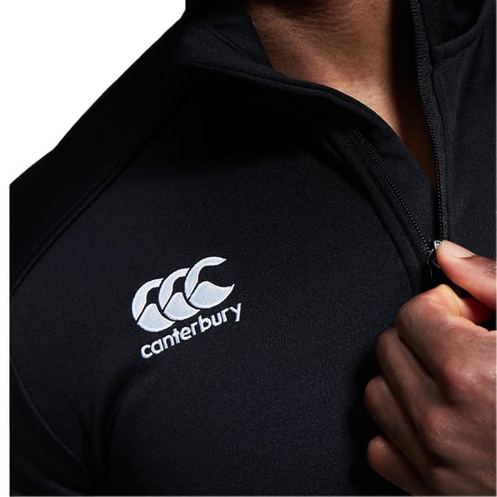 Canterbury Heren Trainings Top met Kwart Ritssluiting (Zwart) - Image 4
