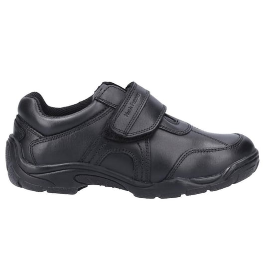 Hush Puppies Jongens Arlo Leren Schoolschoenen (Zwart) - Image 1