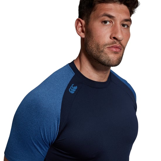 Canterbury Heren Elite Training T-Shirt (Marine/True Navy Marl) - Image 3