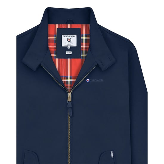 Lambretta Harrington heren douchebestendig jack (Marine) - Image 3