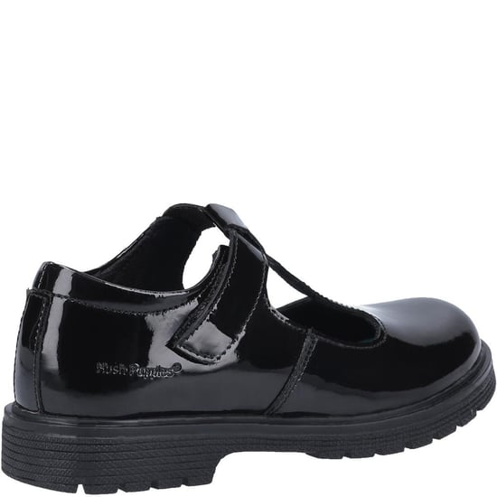 Hush Puppies Meisjes Gracie Leren Schoolschoenen (Zwart) - Image 2