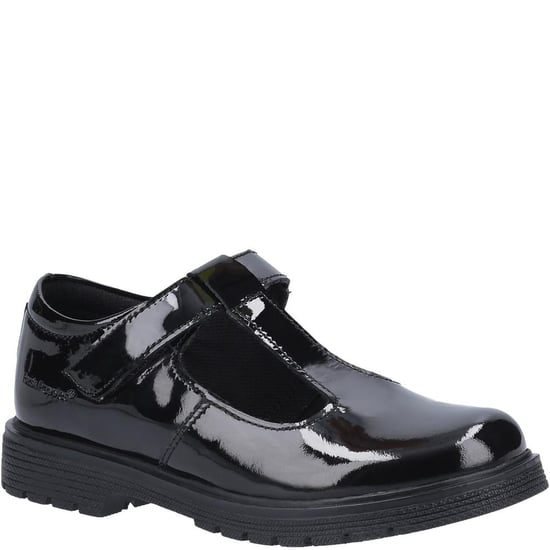Hush Puppies Meisjes Gracie Leren Schoolschoenen (Zwart) - Image 3