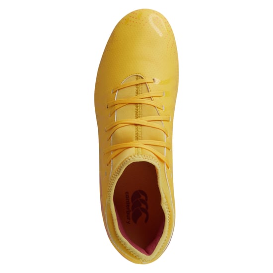 Canterbury Unisex Adult Speed Infinite Team Soft Ground Rugbyschoenen (Ambergeel/Oranje verliefd/Marsrood) - Image 4