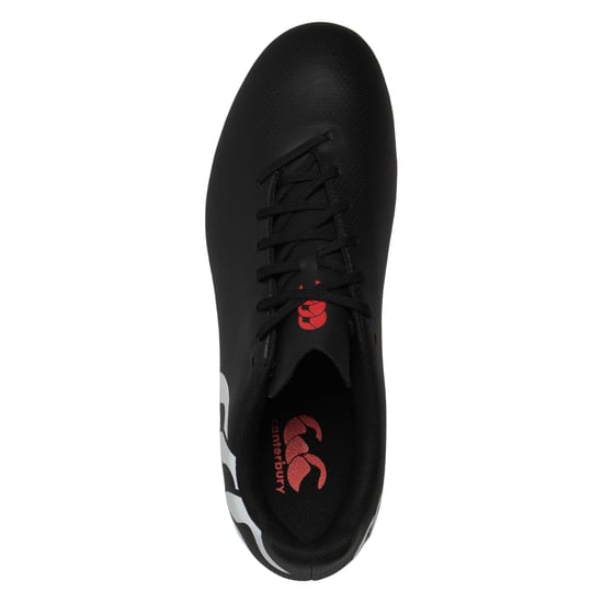 Canterbury Unisex Adult Speed Raze Zachte Grond Rugbyschoenen (Zwart, Wit) - Image 4