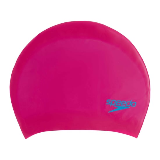 Speedo Kinderen/Kinderen Siliconen Badmuts (Roze/Blauw) - Image 1