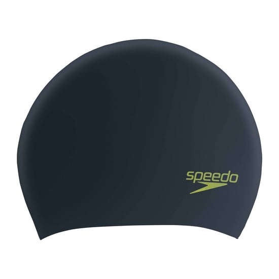 Speedo Kinderen/Kinderen Siliconen Badmuts (Zwart/Groen) - Image 1