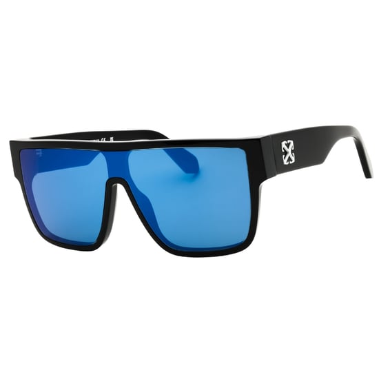 Off-white Syracuse Zonnebril Met Zwart Montuur En Blauwe Spiegel - Image 2