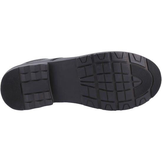 Hush Puppies Bruno Senior Leren Zwarte Derby Schoenen Voor Heren - Image 3