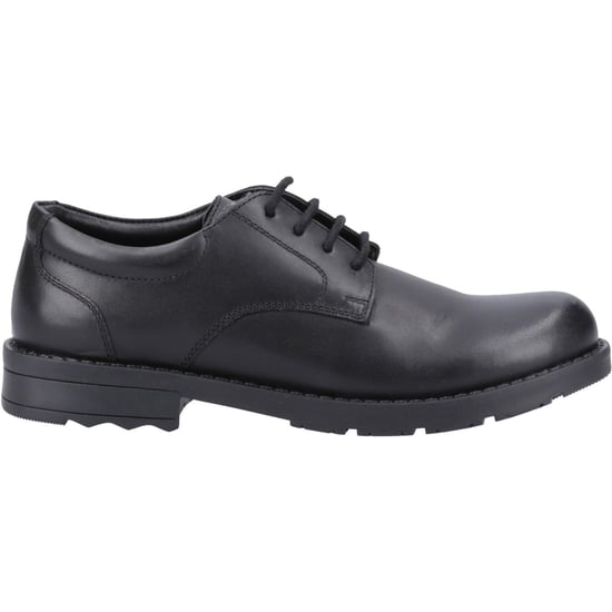Hush Puppies Bruno Senior Leren Zwarte Derby Schoenen Voor Heren - Image 5