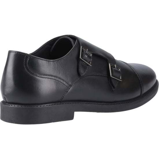 Hush Puppies Tim Monk Leren Zwarte Schoenen Voor Jongens - Image 2