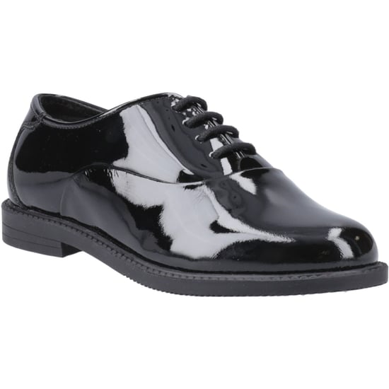 Hush Puppies Nellie Patent Meisjes Zwarte Oxford Schoenen Van Leer - Image 1