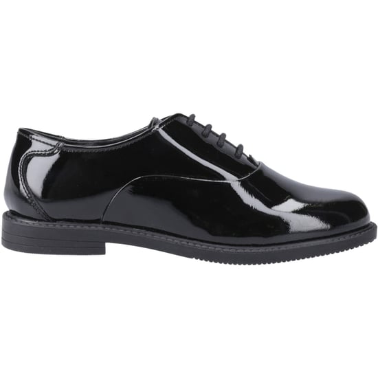 Hush Puppies Nellie Patent Meisjes Zwarte Oxford Schoenen Van Leer - Image 5