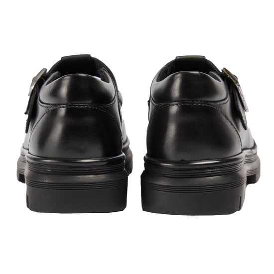 Pod Emilie Faux Leren Dames Zwarte Loafers - Image 2