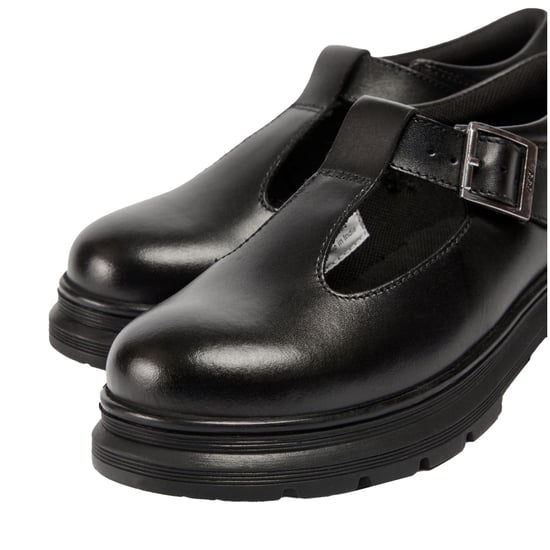 Pod Emilie Faux Leren Dames Zwarte Loafers - Image 6
